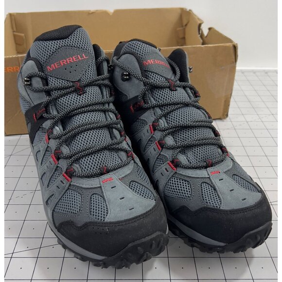 Merrell Accentor 3 Mid Men's Sz. 9.5 US NEW~~ Rock Gray  J135228 Hiking Boot - Picture 1 of 9